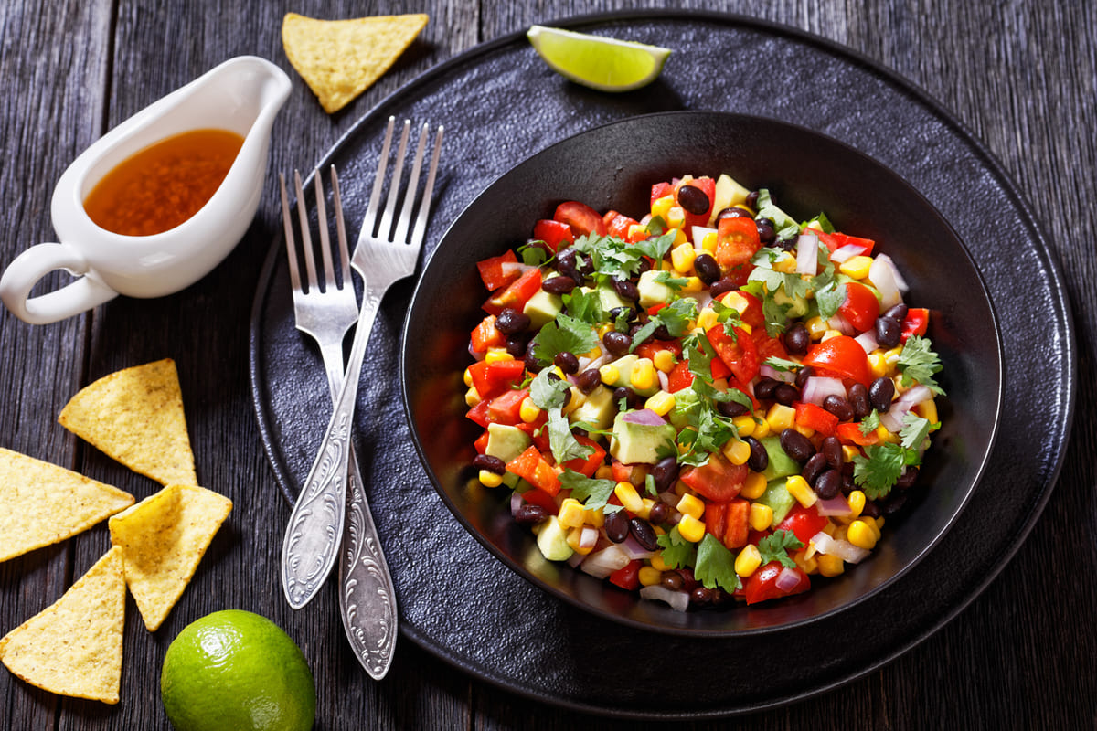 Grilled Corn & Avocado Salad