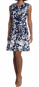 London Times Women's Floral-Print Fit & Flare Dress (3 colors) $79