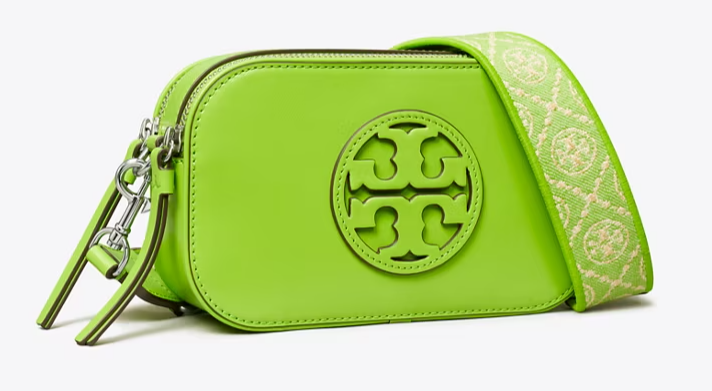 Tory Burch Mini Miller Flora Embossed Crossbody Green (9 colors), $298