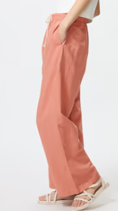 UNIQLO Women Linen Blend Easy Pants