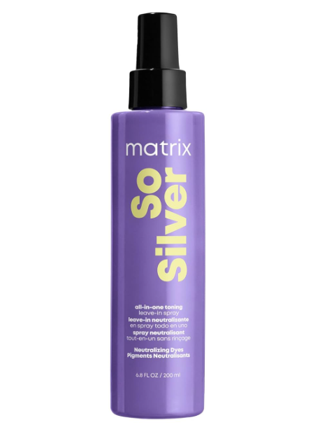 Matrix So Silver All-In-One Leave-In Toning Spray, $25