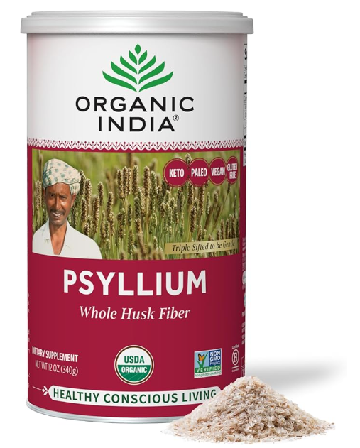 ORGANIC INDIA Whole Psyllium Husk Powder