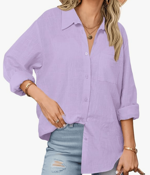 Zeagoo Lavender top
