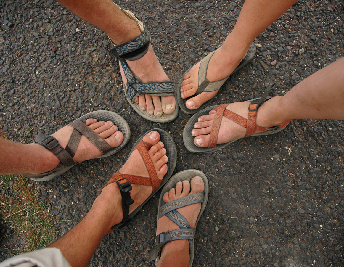 Hiking or outdoor sandals