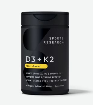 Sports Research Vitamin D3 + K2