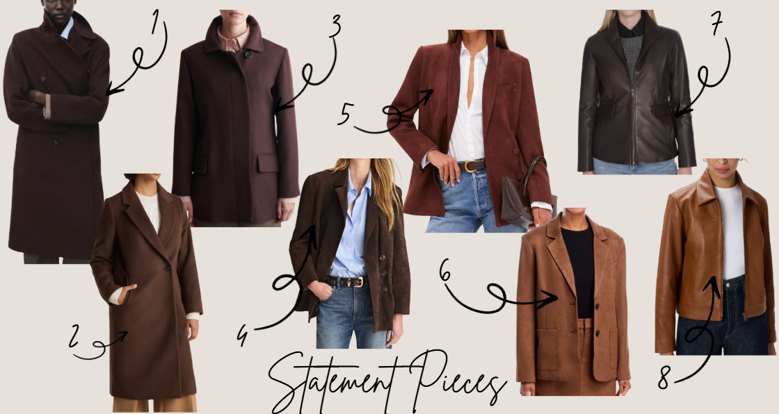 Statement Pieces numbered