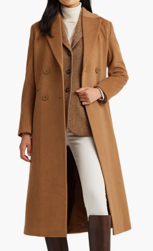 Lauren Ralph Lauren Double Breasted Wool Blend Reefer Coat (6 colors), $219.99 (was $340)