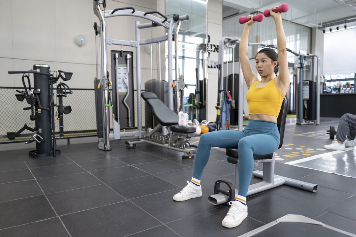 Overhead or barbell rows