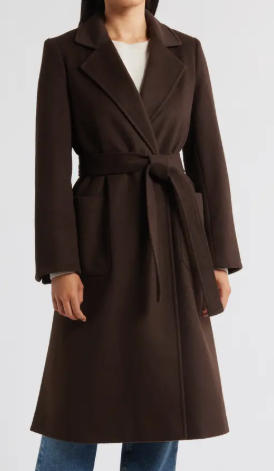 Sam Edelman Longline Wrap Coat (4 colors), $149.99 (was $240)