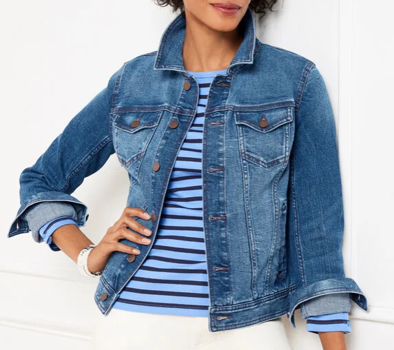 Talbots Classic Jean Jacket - Isla Wash, $129