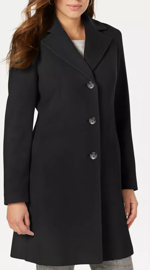 Calvin Klein Single-Breasted Wool Blend Coat (4 colors), $143.99 (was $360)