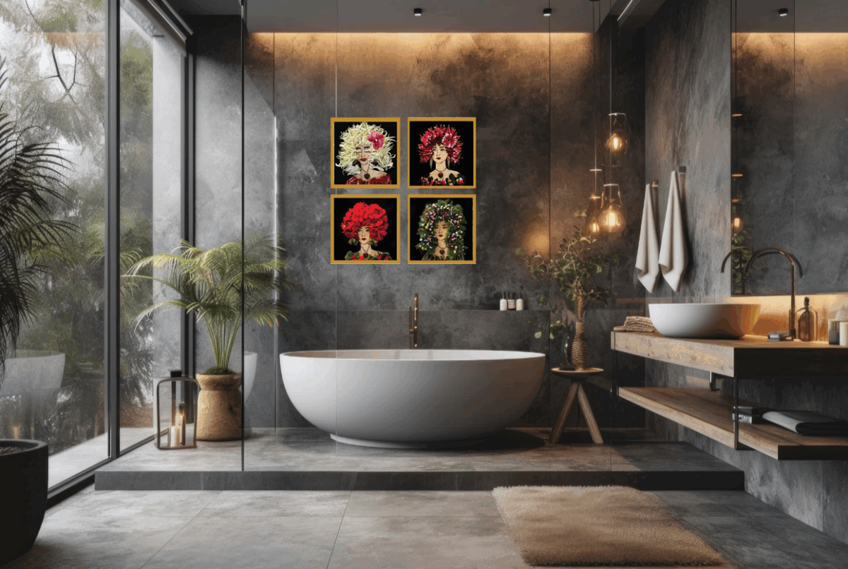 Be Lulu Strong White tub bath