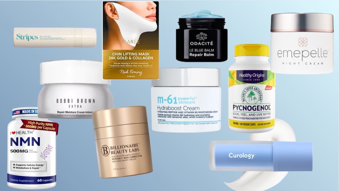 winter skincare feature blue