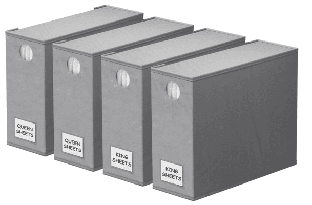 SpaceAid 4 Pack Bed Sheet Organizers (8 colors), $21.98 (was $29.98)