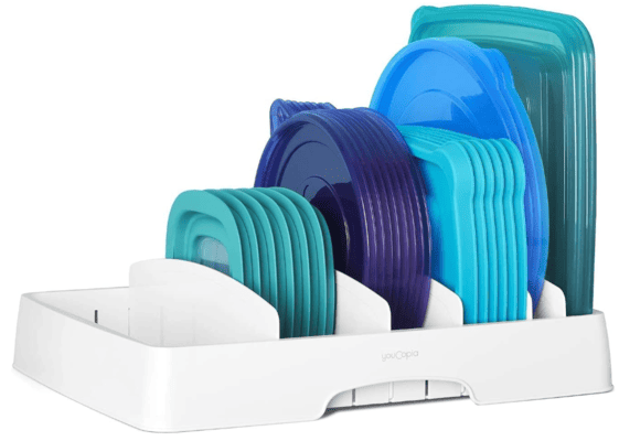 YouCopia StoraLid Food Container Lid Organizer, $15.99 (was $19.99)