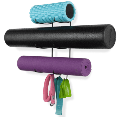 Wallniture Guru Yoga Mat Holder Wall Mount, $13.64