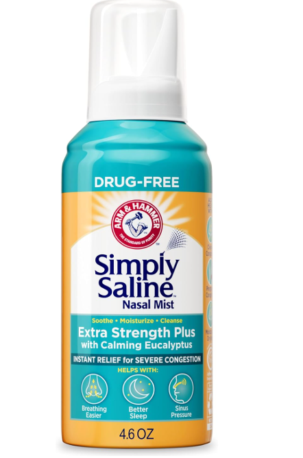 ARM & Hammer Simply Saline Nasal Mist, $7.98