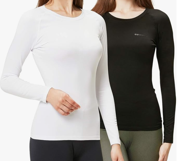 DEVOPS 2 Pack Thermal Long Sleeve Shirts (10 color combos), $26.98