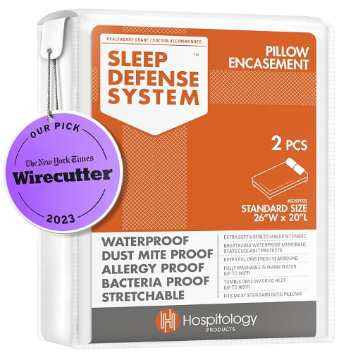 Hypoallergenic Pillow Encasement, $24