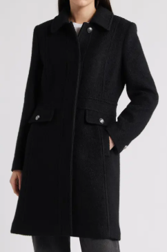 Sam Edelman Boucle Longline Coat (2 colors), $139.99 (was $220)