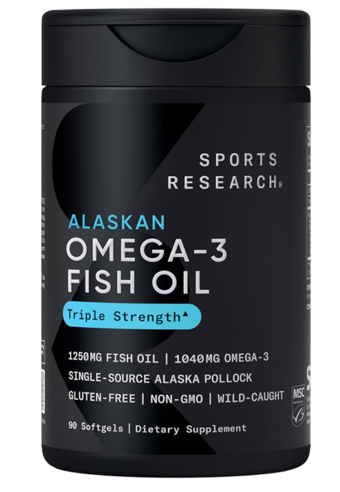Sports Research® Omega-3 Fish Oil, $27.95