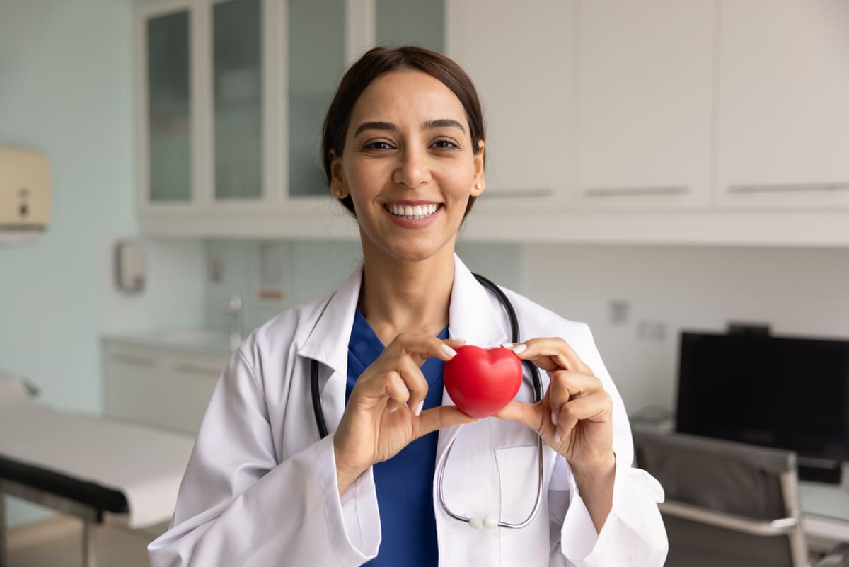 doctor who checks blood work