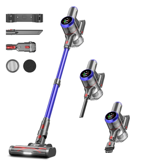 Cordless Vacuum Cleaner, 550W 45kPa 65Mins Vacuum Cleaners $89.99 (was $149.99)