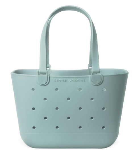 Simple Modern Large Beach Bag | Waterproof Getaway Rubber Tote with Zipper (6 colors) $52.49 (was $69.99)