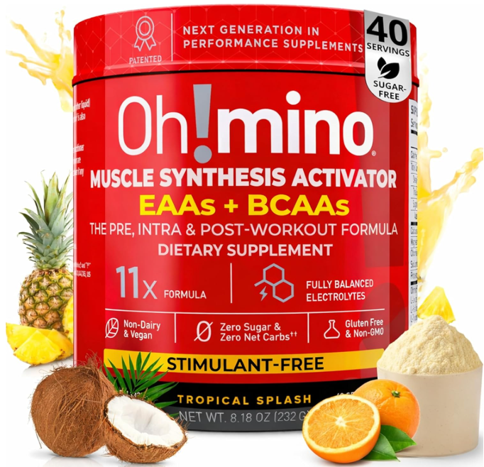 Oh!mino BCAAs + EAAs, All 9 Essential Amino Acids, $41.24 (was $64.99)