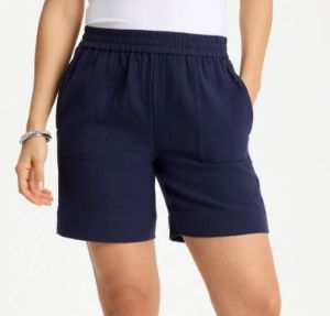 Chico's Gauze Cotton Shorts