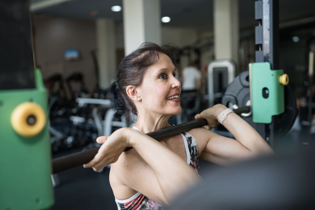 woman working out, fit woman