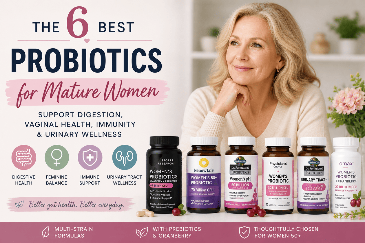 6 Best Probiotics for Mature Women