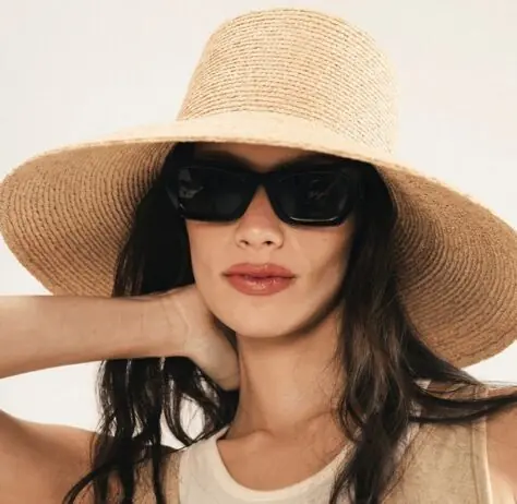 Gigi Pip Jolie Packable Straw Bucket Hat