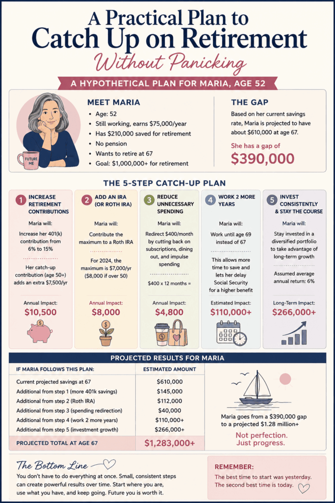 Hypothetical retirement plan to catch up
