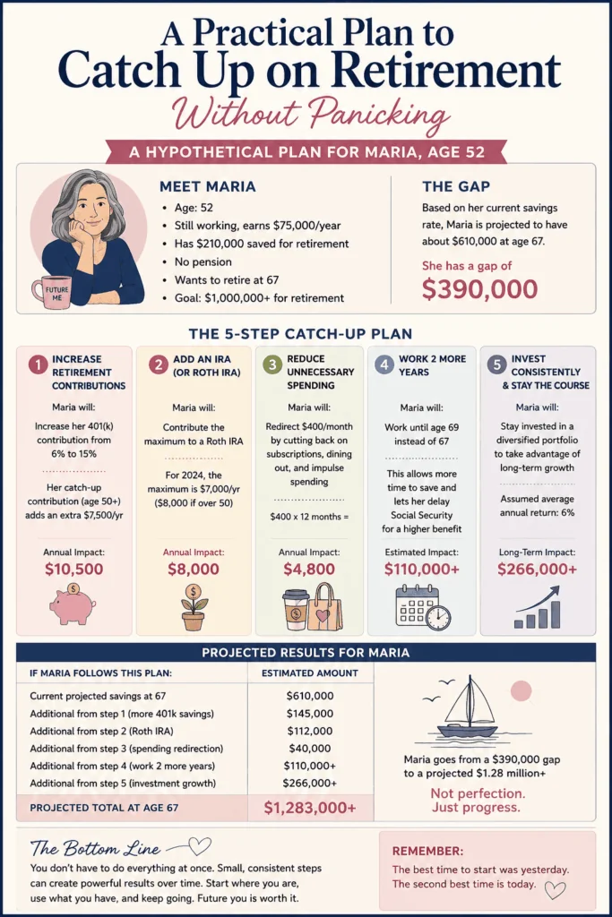 Hypothetical retirement plan to catch up