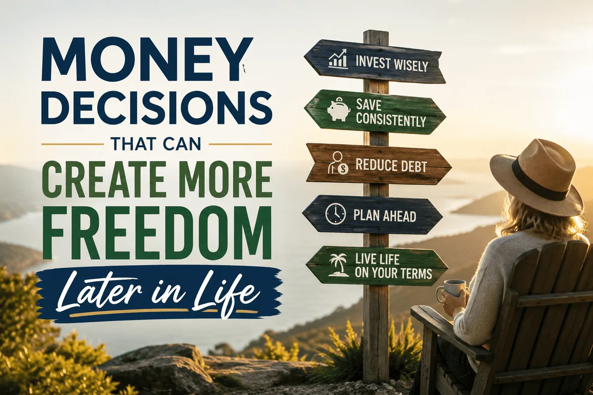 Money Decisions That Can Create More Freedom Later in Life Money Decisions That Can Create More Freedom Later in Life