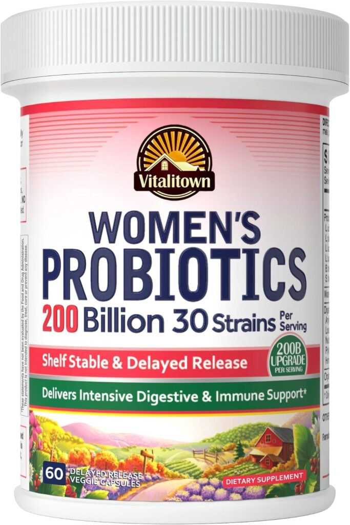 Vitalitown Women’s Probiotics 200 Billion CFU