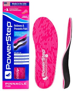 PowerStep Pinnacle Pink Sole Inserts