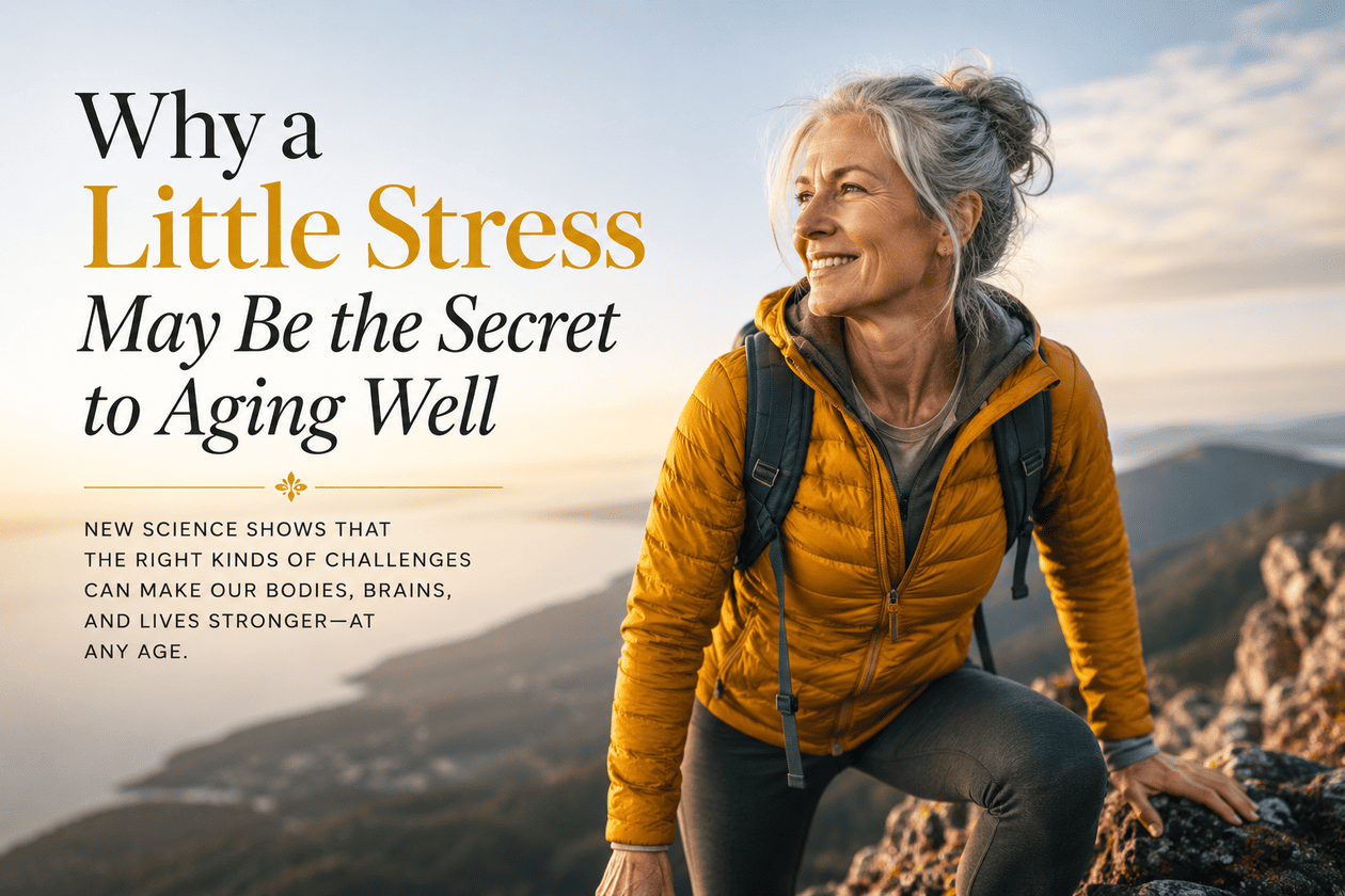 Want to Age Better? Make Yourself a Little Uncomfortable!