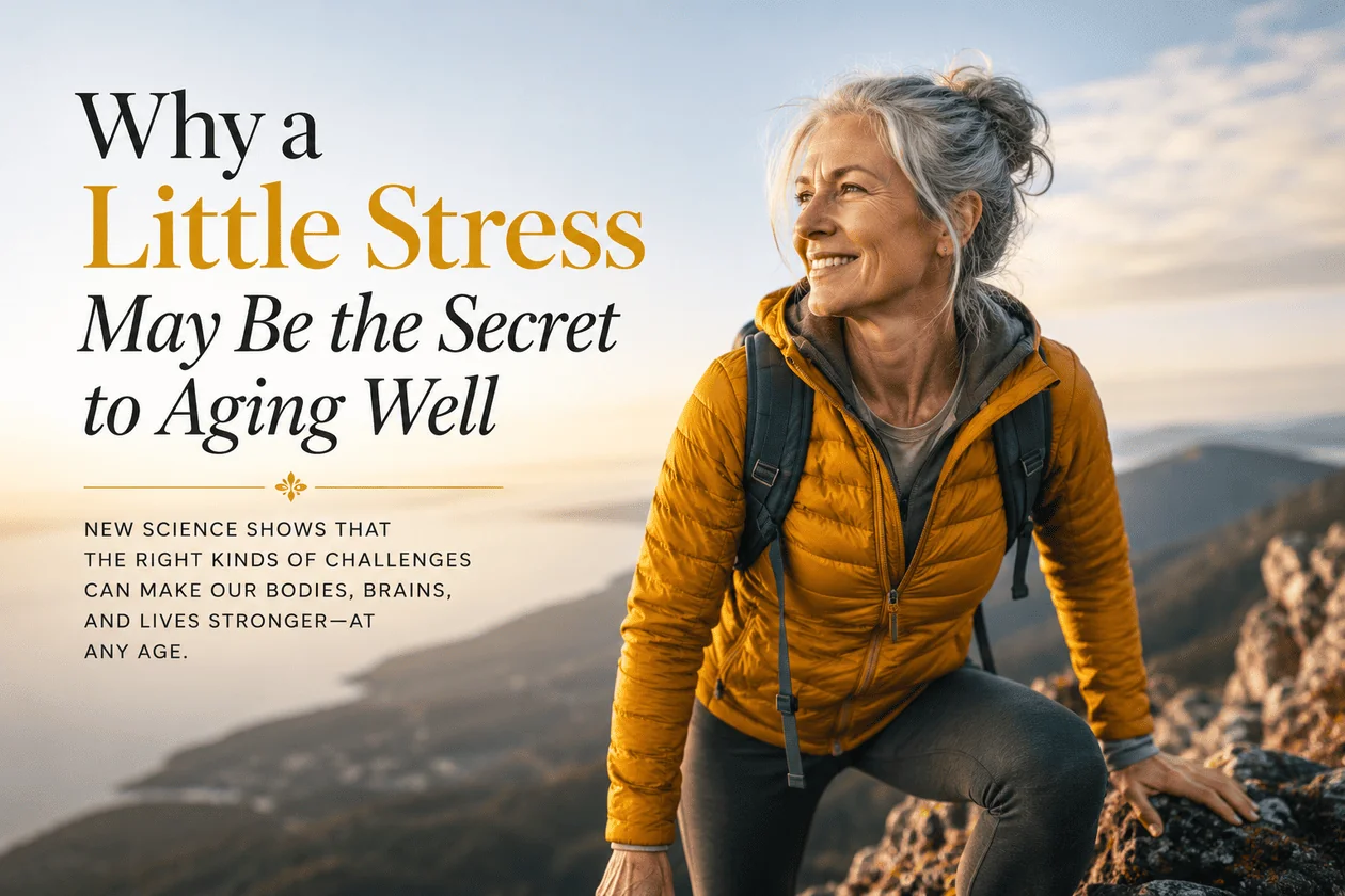 Want to Age Better? Make Yourself a Little Uncomfortable!
