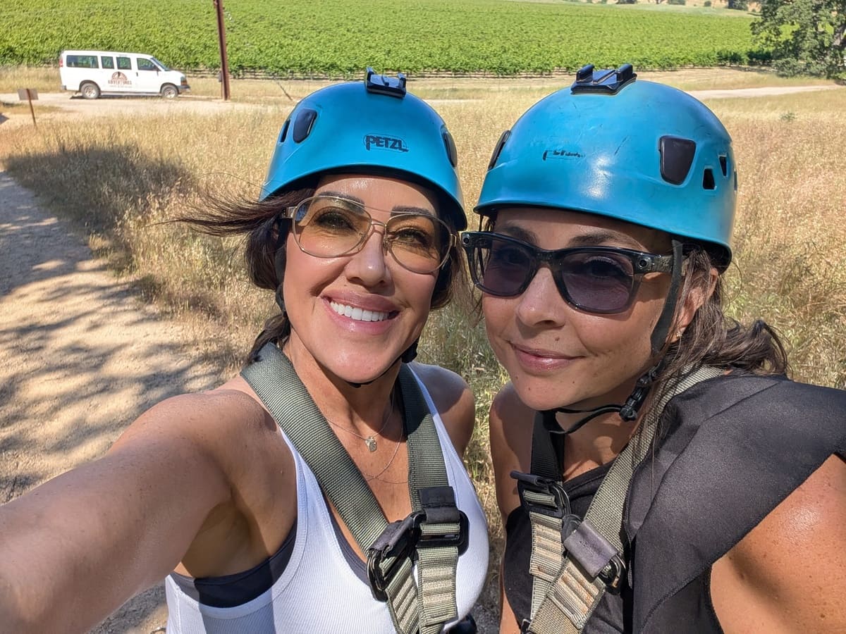 Ziplining at Margarita Adventures