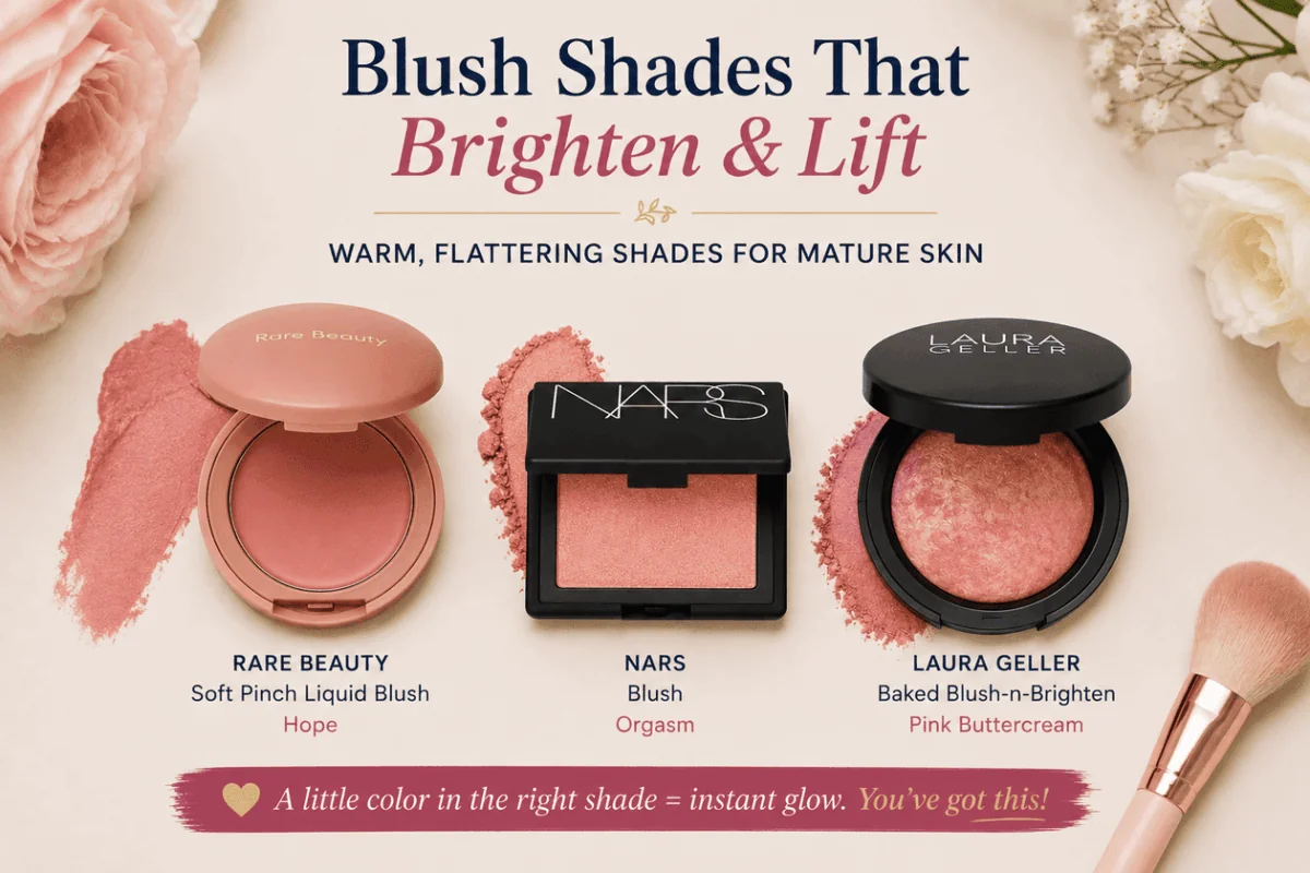 Blush that doesn't age you