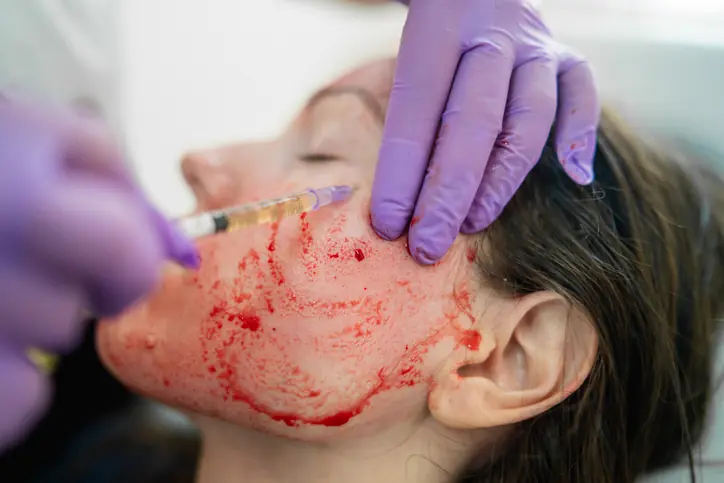Platelet-Rich Plasma Facial procedure