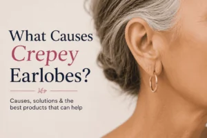 What causes crepey earlobes