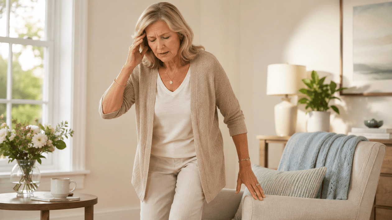 Why Do I Get Dizzy When I Stand Up? What Women Over 50 Need to Know About Orthostatic Hypotension