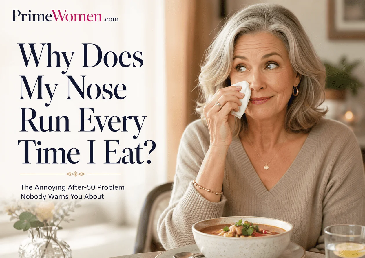 Why does my nose run every time I eat?