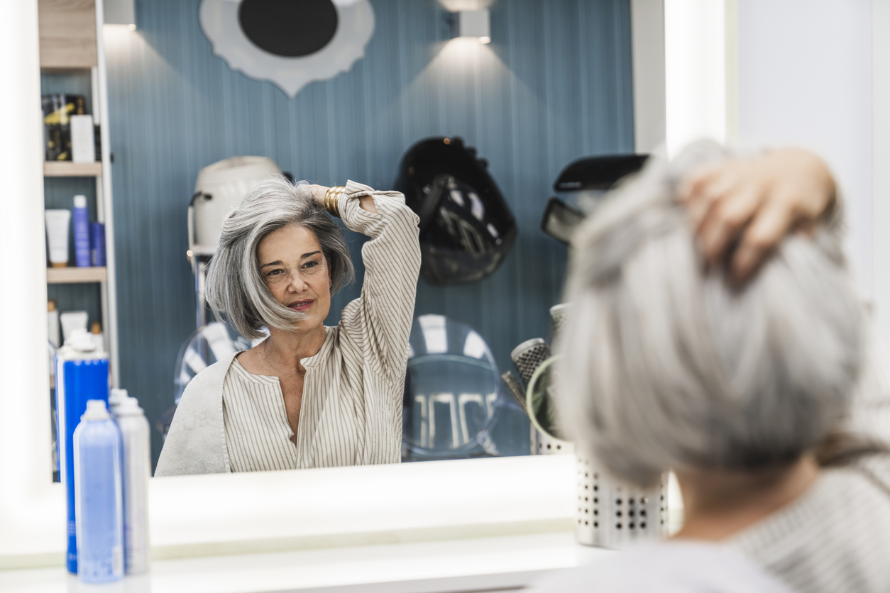 Give Yourself a Gray Hair Makeover