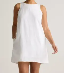 Quince European Linen Tank Dress