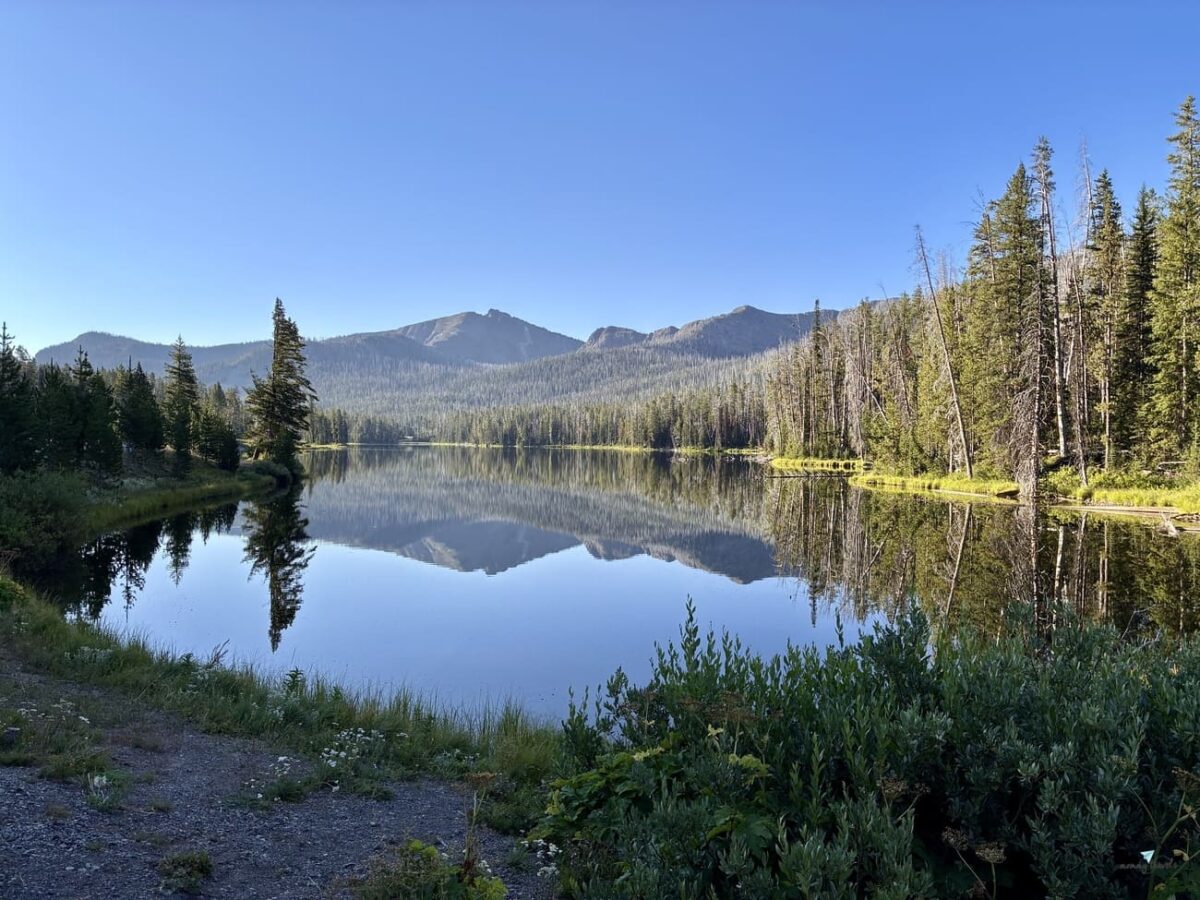 Sylvan Lake in Yellowstone