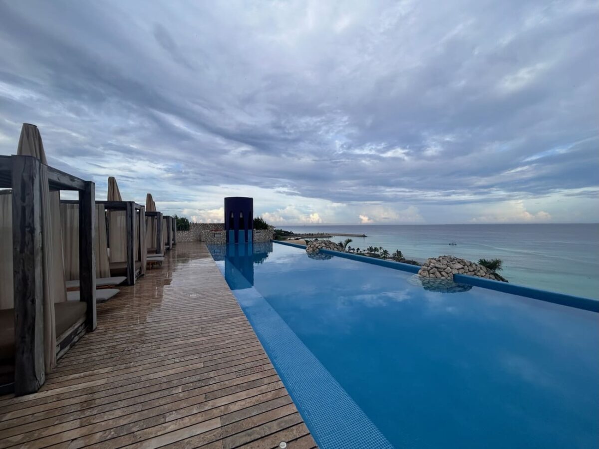 Rooftop Pool at Xcaret Arte